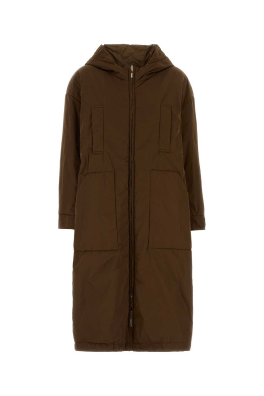 Chocolate polyester Bosco reversible jacket MM THE CUBE (2629496014600)