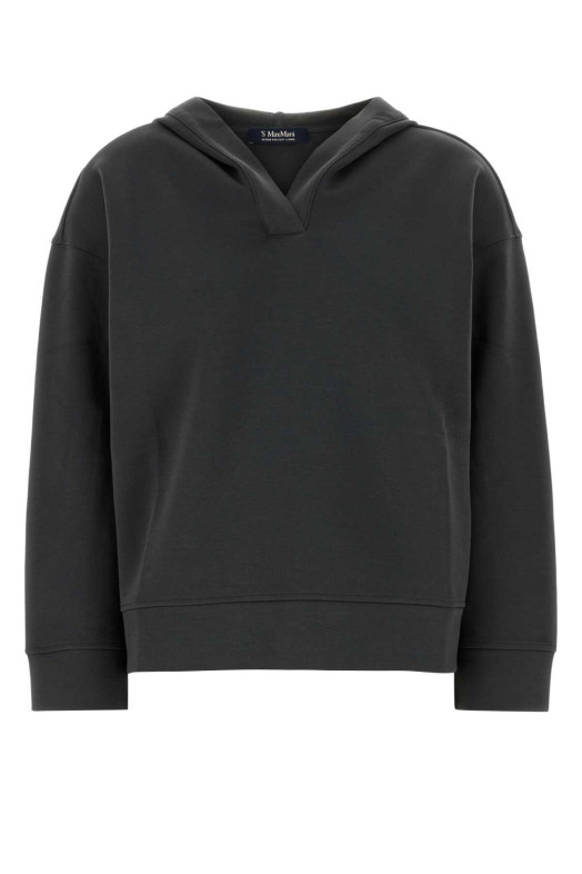 Dark grey cotton blend Buona sweatshirt S MAXMARA (2629926031600)