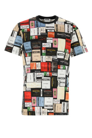 Printed cotton t-shirt MOSCHINO (262ZZ07295241)