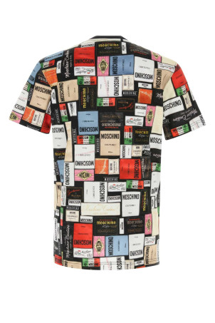 Printed cotton t-shirt MOSCHINO (262ZZ07295241)