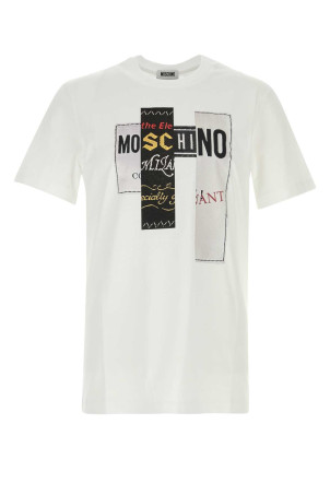 White cotton t-shirt MOSCHINO (262ZZ07315241)