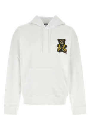 White cotton sweatshirt MOSCHINO (262ZZ17035228)