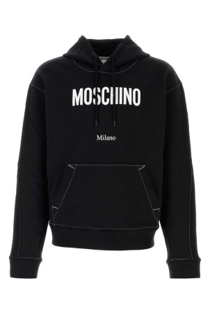 Black cotton sweatshirt MOSCHINO (262ZZ17085228)
