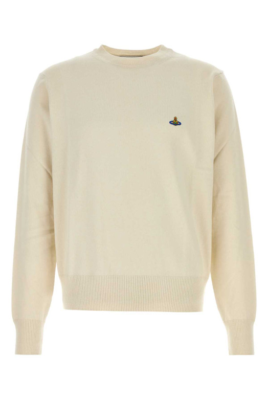 Ivory cotton blend Alex sweater VIVIENNE WESTWOOD (27010012Y001V)