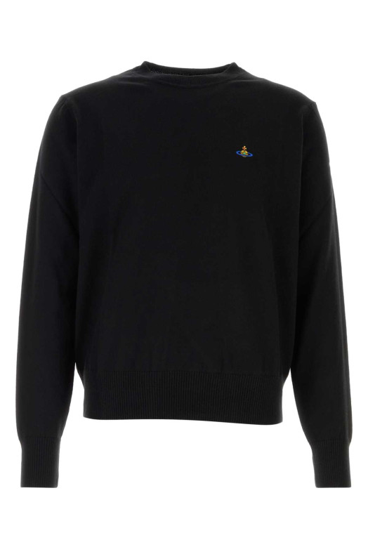 Black cotton blend Alex sweater VIVIENNE WESTWOOD (27010012Y001V)