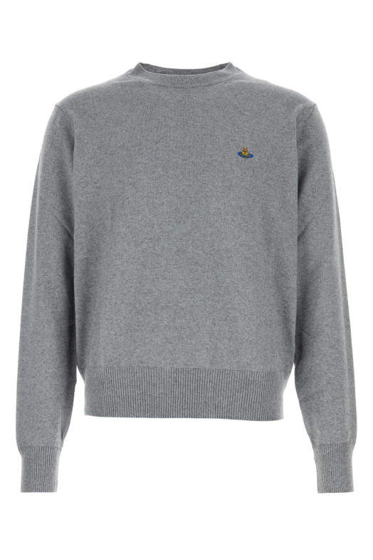 Grey cotton blend Alex sweater VIVIENNE WESTWOOD (27010012Y001V)