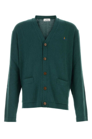 Dark green cotton blend Alex cardigan VIVIENNE WESTWOOD (27010014Y001V)
