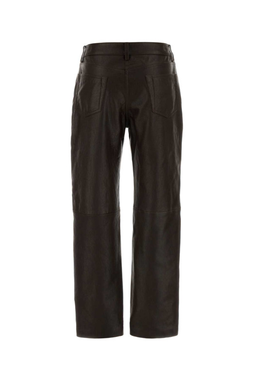 Chocolate leather pant Brown MAGDA BUTRYM (287726)