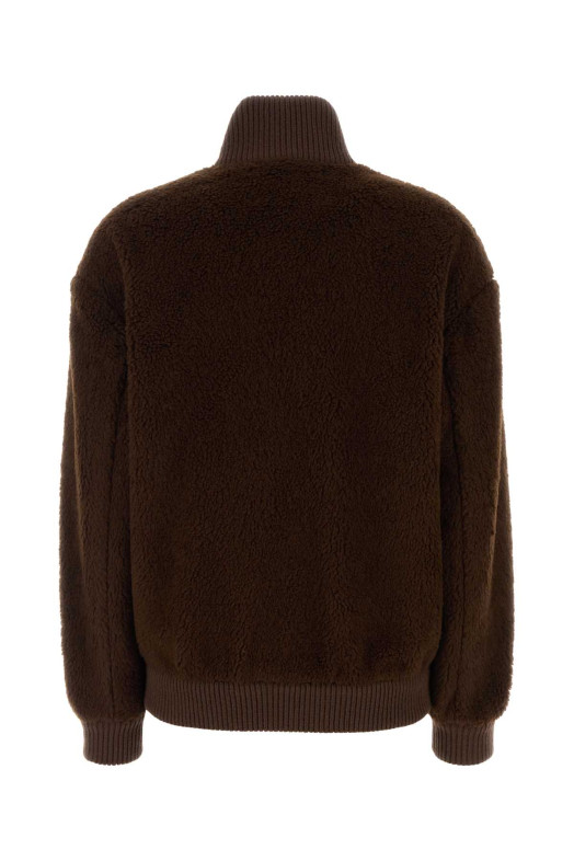Коричнева куртка-бомбер PRADA (292343SOOO17VA)