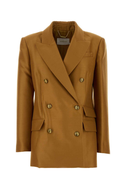 Caramel wool blend Hypnotic blazer ZIMMERMANN (2950JF251)
