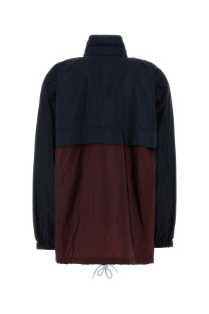 Двоколірна вітровка з матеріалу Re-Nylon від PRADA (29X335SOOO1WQ9)