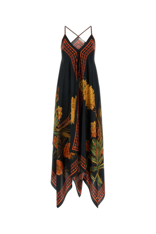 Printed twill dress BLUMARINE (2A756A)