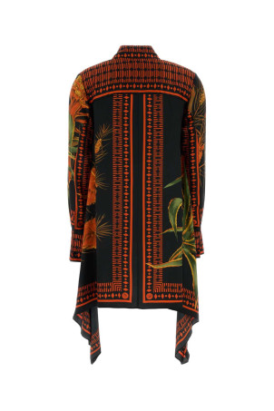 Printed twill shirt dress BLUMARINE (2A781A)