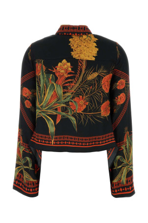 Printed twill shirt BLUMARINE (2C434A)
