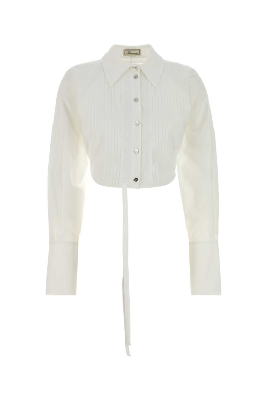White poplin shirt BLUMARINE (2C464A)