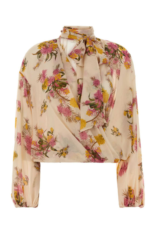 Printed georgette blouse BLUMARINE (2C465A)