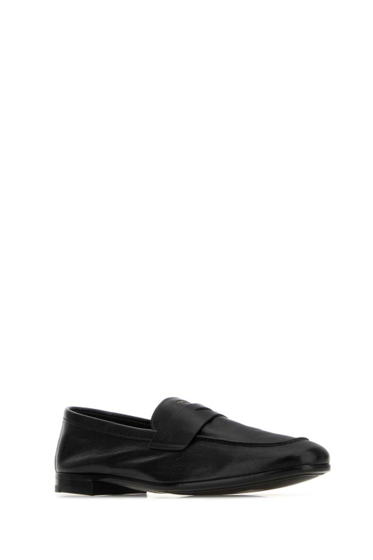 Black leather loafers Black PRADA (2DF090FX0003ACM)