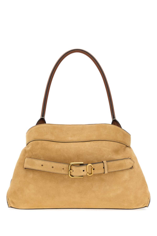 Beige suede The Dakota shoulder bag MARC JACOBS (2F5HSC009H01)