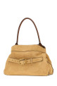 Beige suede The Dakota shoulder bag MARC JACOBS (2F5HSC009H01)