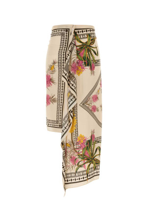 Printed twill skirt BLUMARINE (2G281A)