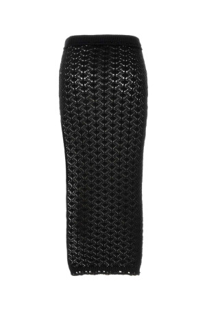 Black crochet skirt BLUMARINE (2G285A)
