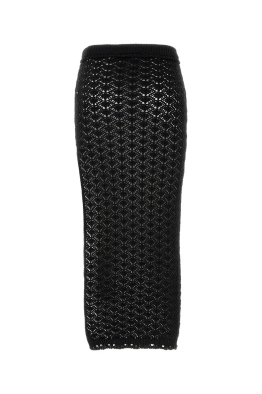 Black crochet skirt BLUMARINE (2G285A)