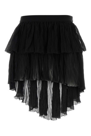 Black crepe mini skirt BLUMARINE (2G295A)