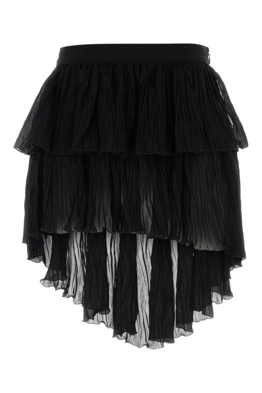 Black crepe mini skirt BLUMARINE (2G295A)