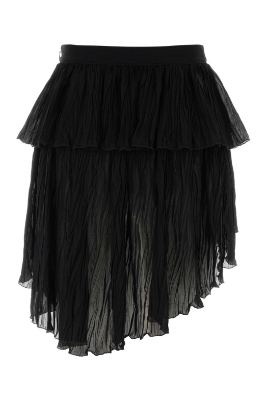 Black crepe mini skirt BLUMARINE (2G295A)