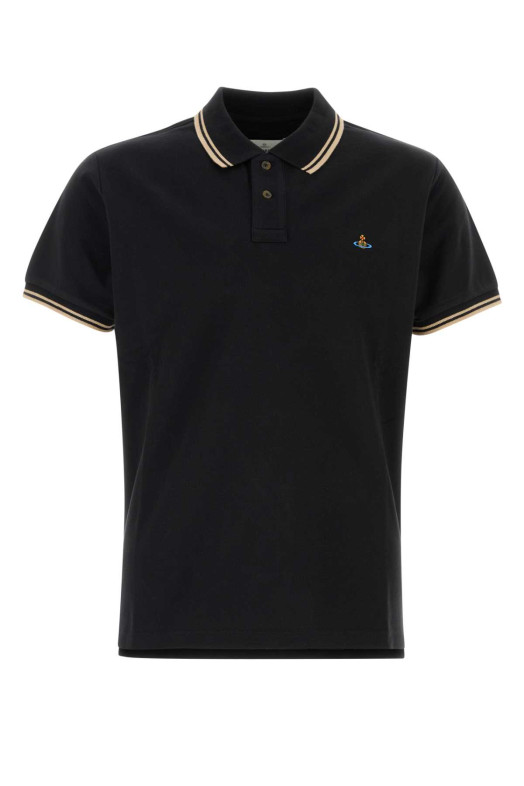 Black piquet Classic polo shirt VIVIENNE WESTWOOD (2H01000YJ00AU)