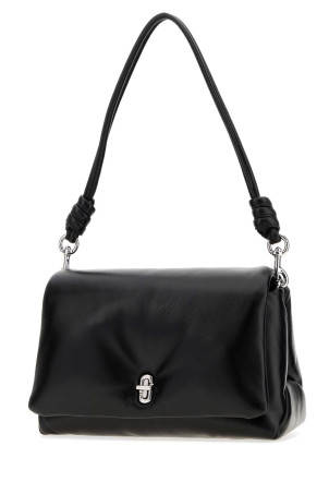 Black leather The Dual Puffy shoulder bag MARC JACOBS (2P6HSH015H01)
