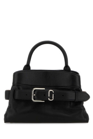 Маленькая кожаная сумка-сатчел черного цвета MARC JACOBS (2R5HSC012H01)