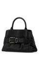 Маленькая кожаная сумка-сатчел черного цвета MARC JACOBS (2R5HSC012H01)