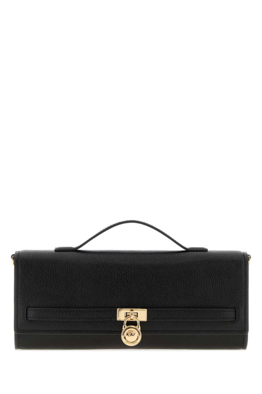 Black leather medium Hamilton Moderne handbag Black MICHAEL BY MICHAEL KORS (30F5GHMC8L)