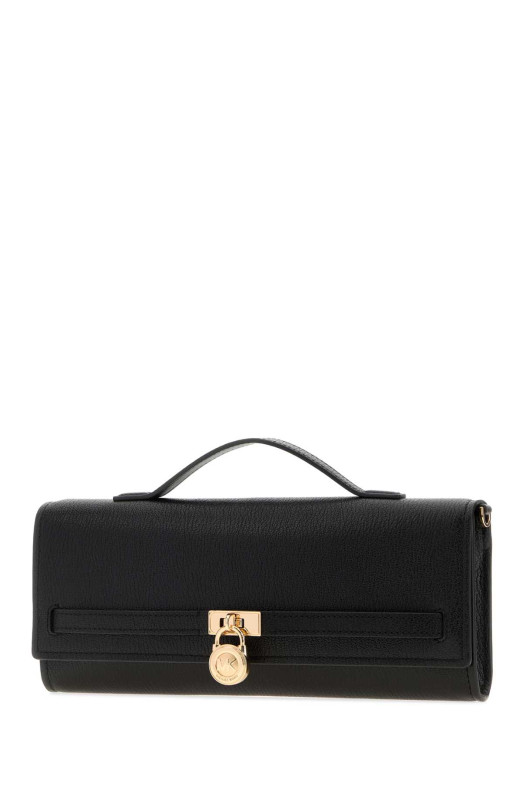 Black leather medium Hamilton Moderne handbag Black MICHAEL BY MICHAEL KORS (30F5GHMC8L)