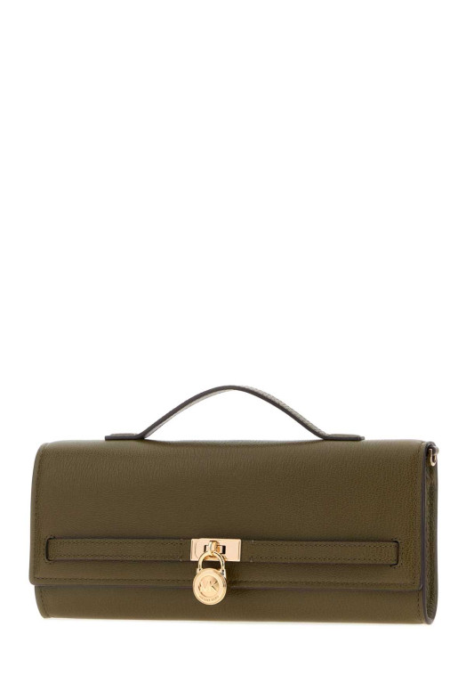 Olive green leather medium Hamilton Moderne handbag Multicolor MICHAEL BY MICHAEL KORS (30F5GHMC8L)