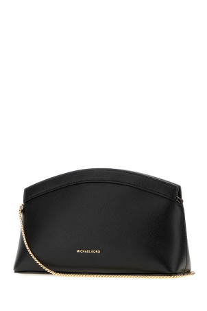 Black leather small Athena clutch Black MICHAEL BY MICHAEL KORS (30S6G13C5L)