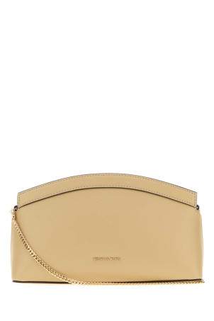 Sand leather small Athena clutch Khaki MICHAEL BY MICHAEL KORS (30S6G13C5L)