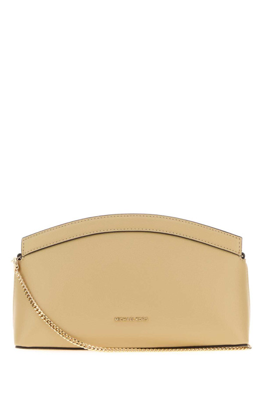 Sand leather small Athena clutch Khaki MICHAEL BY MICHAEL KORS (30S6G13C5L)
