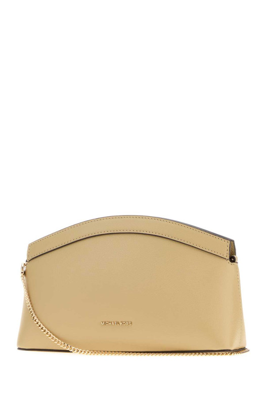 Sand leather small Athena clutch Khaki MICHAEL BY MICHAEL KORS (30S6G13C5L)
