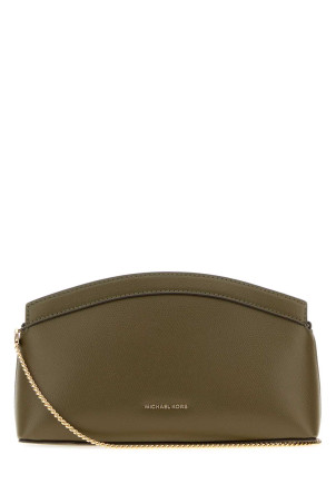Olive green leather small Athena clutch Multicolor MICHAEL BY MICHAEL KORS (30S6G13C5L)