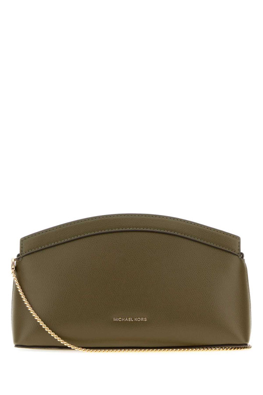 Olive green leather small Athena clutch Multicolor MICHAEL BY MICHAEL KORS (30S6G13C5L)