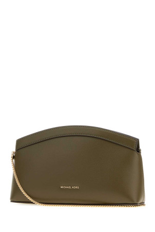 Olive green leather small Athena clutch Multicolor MICHAEL BY MICHAEL KORS (30S6G13C5L)