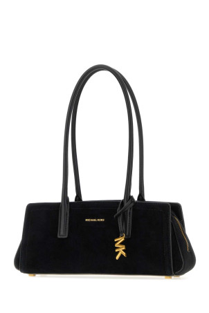 Black suede shoulder bag Black MICHAEL BY MICHAEL KORS (30T6A9IT0S)