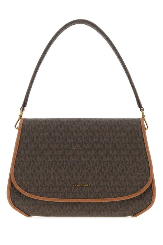 Printed canvas Holmes shoulder bag Brown MICHAEL BY MICHAEL KORS (30T6AX3M2B)