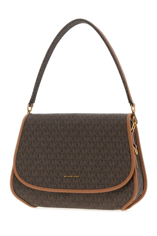 Printed canvas Holmes shoulder bag Brown MICHAEL BY MICHAEL KORS (30T6AX3M2B)
