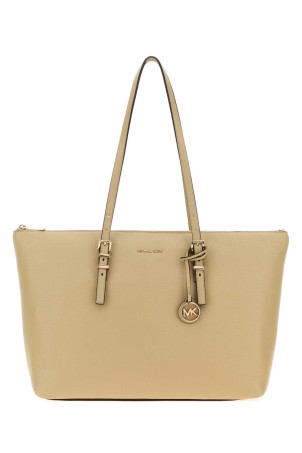 Sand leather large Quinn handbag Khaki MICHAEL BY MICHAEL KORS (30T6GQNT7L)