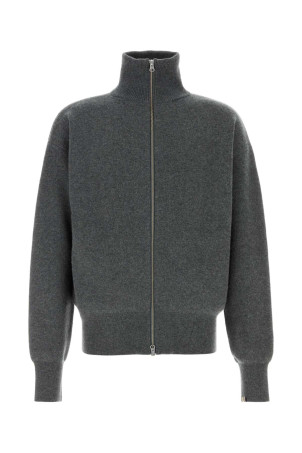 Dark grey cashmere nÂ°319 cardigan EXTREME CASHMERE (31909813TU02)