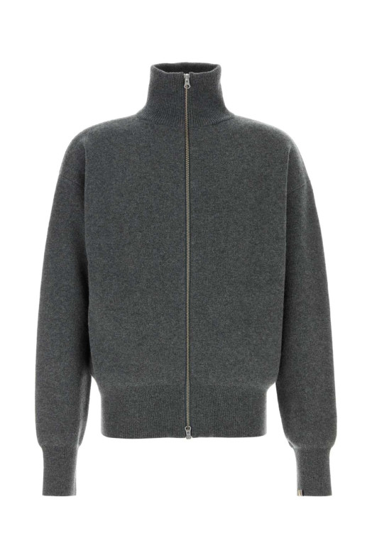 Dark grey cashmere nÂ°319 cardigan EXTREME CASHMERE (31909813TU02)