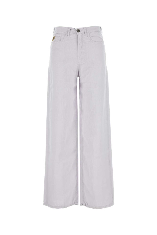 Lilac linen wide-leg pant LOIS (32276649)